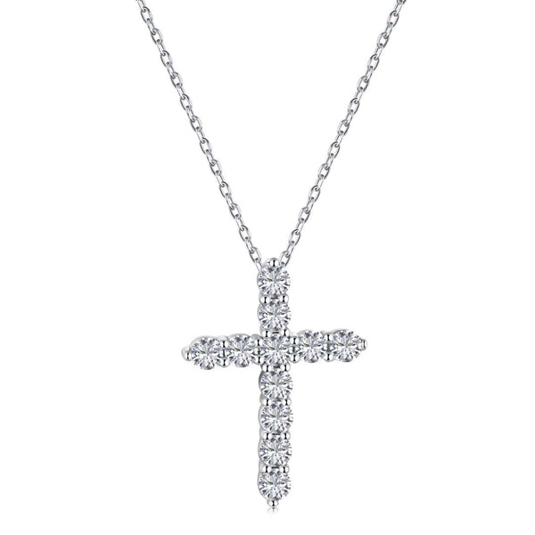 ˇShiny JewelryˇUnique Cross Shape Necklace