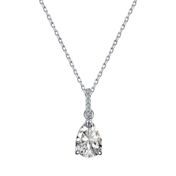 ˇShiny JewelryˇDelicate Water Drop Shape Fashion Necklace