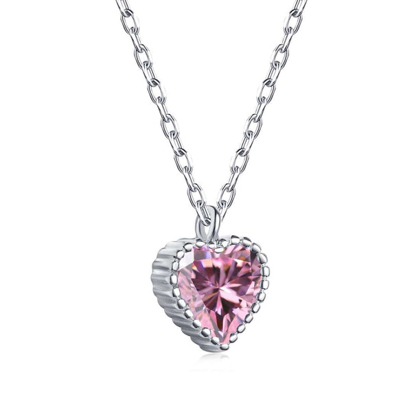 ˇShiny JewelryˇOrnate Heart Shape Necklace