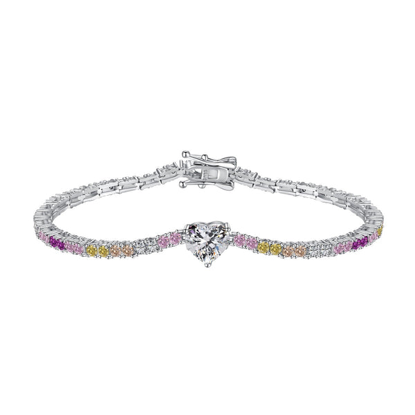ˇShiny JewelryˇDelicate Romantic Heart Shape Lover Bracelet