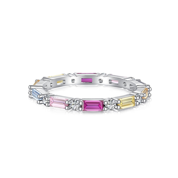 ˇShiny JewelryˇLively In Shades Elegant Radiant Cut Daily Ring