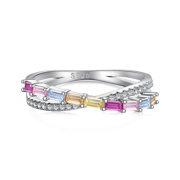 ˇShiny JewelryˇEnergetic Elegant Radiant Cut Party Ring