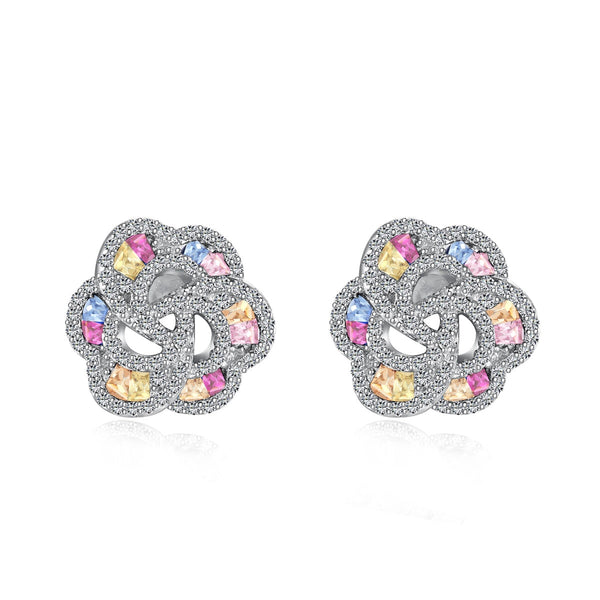 ˇShiny JewelryˇExquisite Flower Shape Daily Earrings