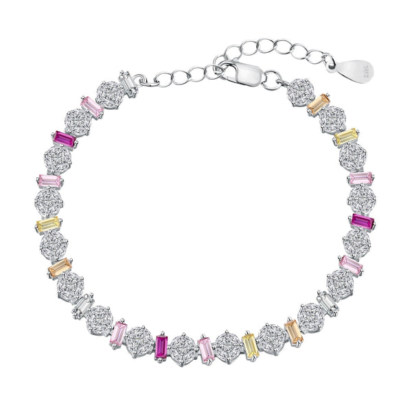 ˇShiny JewelryˇRadiant Colorful Round Shape Daily Bracelet