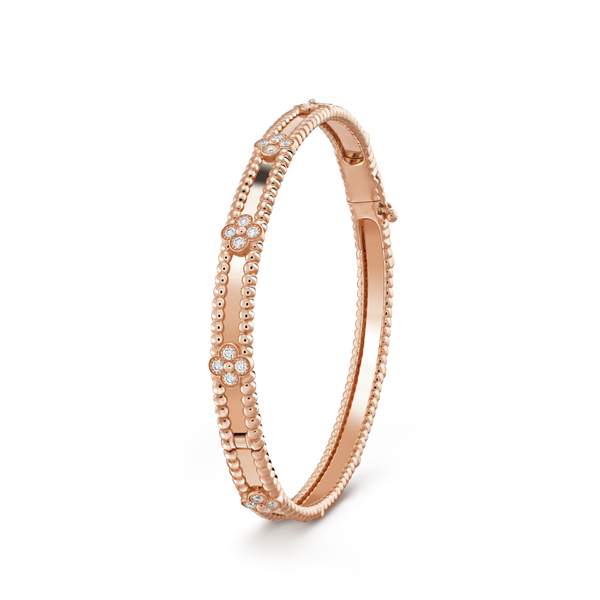 シャイニージュエリー クローバーブレスレット 4mm ダイヤモンド