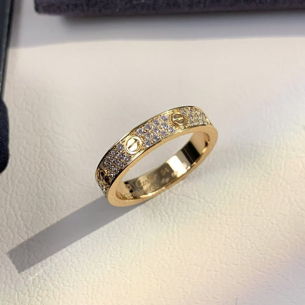 ˇ輝くジュエリーˇラブリング 3.6mm ダイヤモンドパヴェ