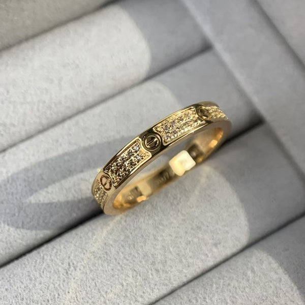 輝くジュエリー ラブリング 2.65mm ダイヤモンド