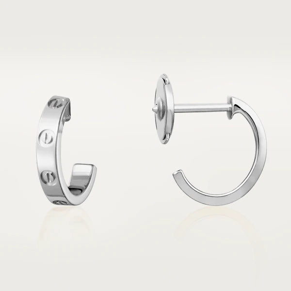 シャイニージュエリー ラブイヤリング 2.65mm シルバー