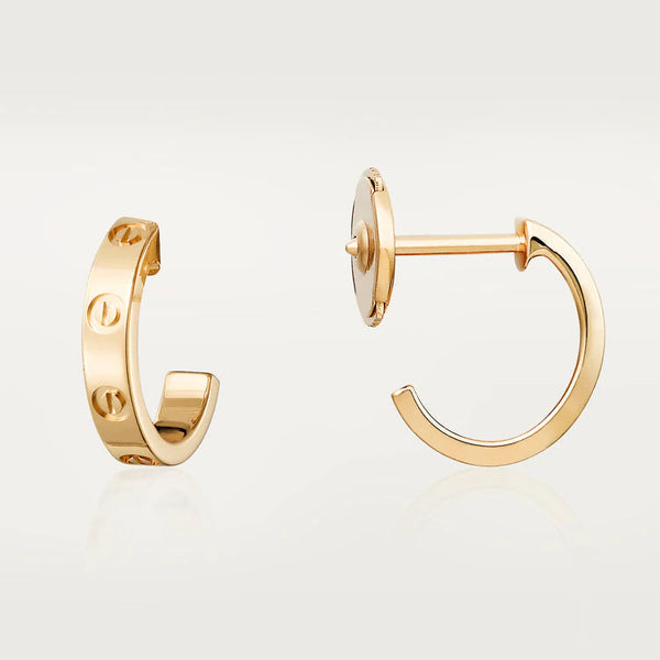 シャイニージュエリー ラブイヤリング 2.65mm ピンクゴールド