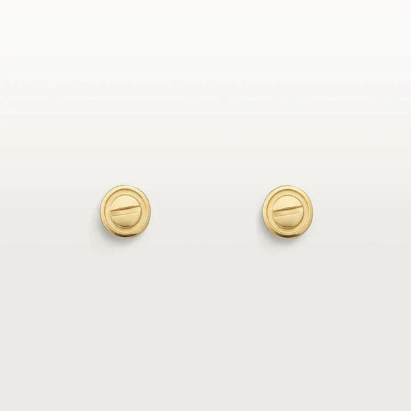ˇシャイニージュエリーˇラブイヤリング ゴールド 10mm