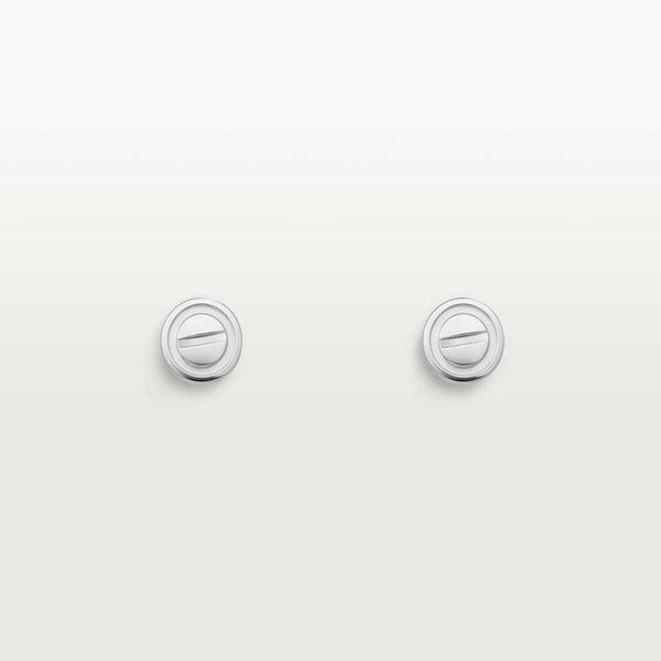 シャイニージュエリー ラブイヤリング シルバー 10mm
