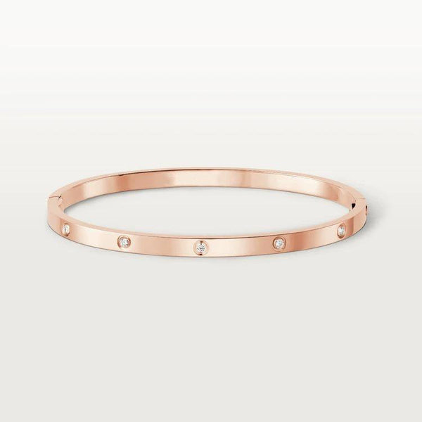 シャイニージュエリー ラブブレスレット 3.65mm 10ダイヤモンド