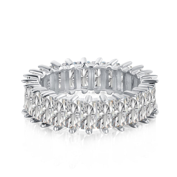 ˇShiny JewelryˇUnique Colorful Radiant Cut RIng