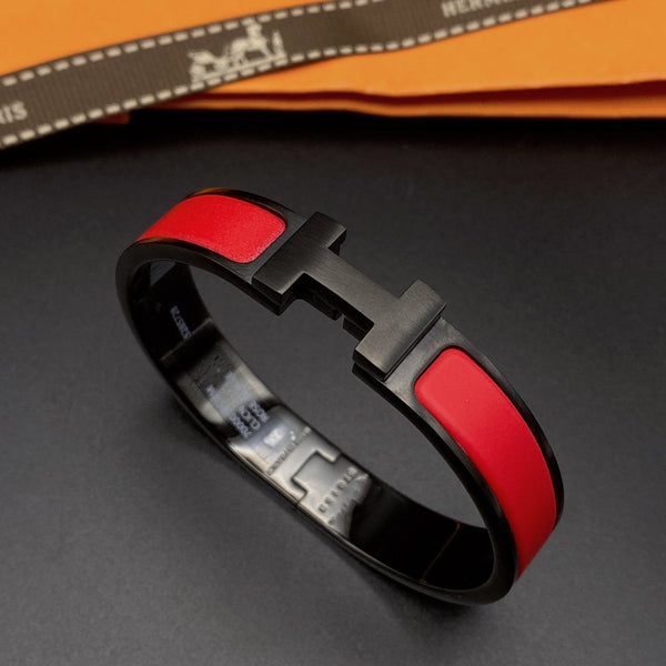 ˇシャイニージュエリーˇCLIC HM SO ブラックレッドブレスレット