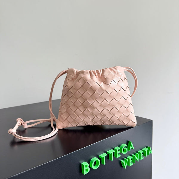 SMALL DUSTBAG 21 IN LIGHT PINK LAMBSKIN