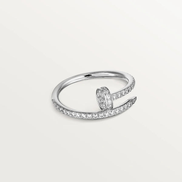 ˇシャイニージュエリーˇJUSTEリング 1.8mm シルバー ダイヤモンド